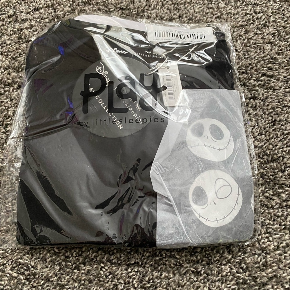 Little Sleepies Black Graphic Long Sleeve Tee